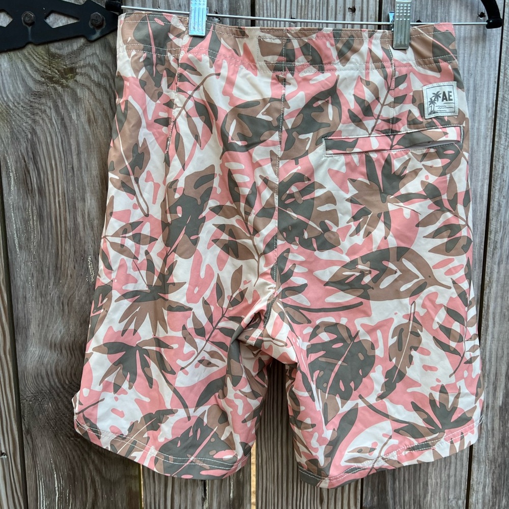 AMERICAN EAGLE Tropical Swim Trunks size Small - Picture 9 of 9